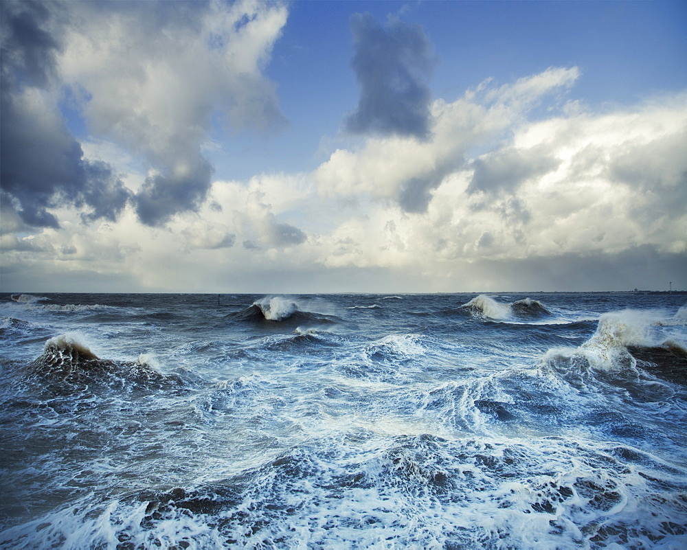 Stormy Seas, Liverpool, England, United Kingdom, Europe