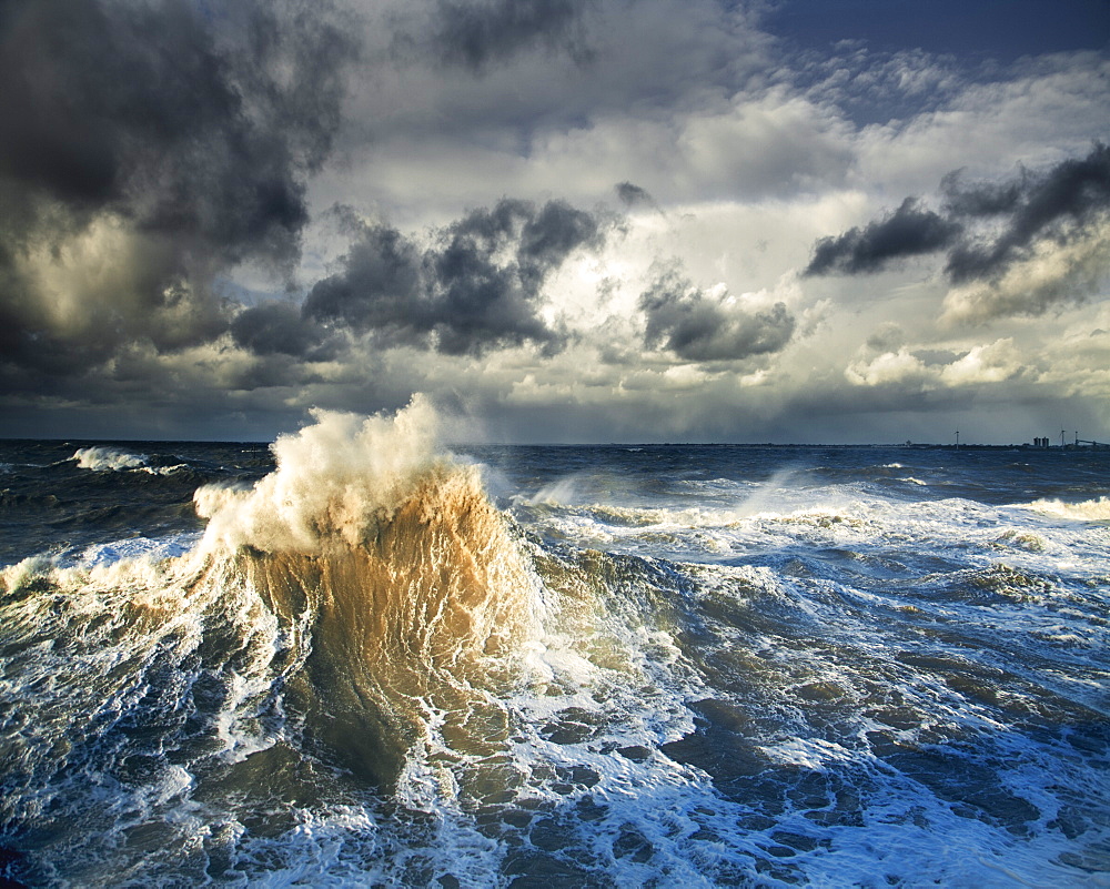 Stormy Seas, Liverpool, England, United Kingdom, Europe