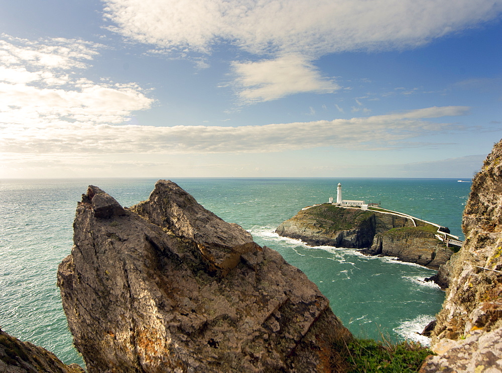 South Stack Lighthouse, Angelsey, Wales, United Kingdom, Europe