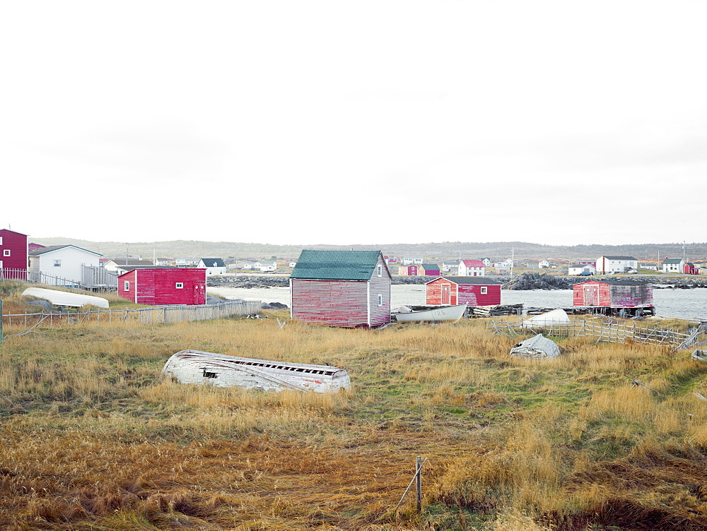 Fishing Huts, Fogo Island, Newfoundland, Canada, North America