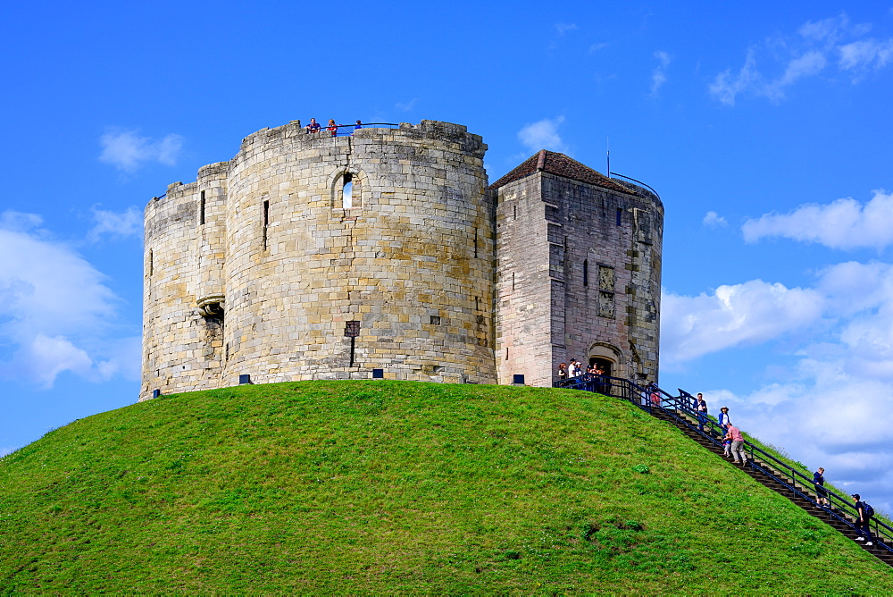 Clifford's Tower, York, Yorkshire, England, United Kingdom, Europe