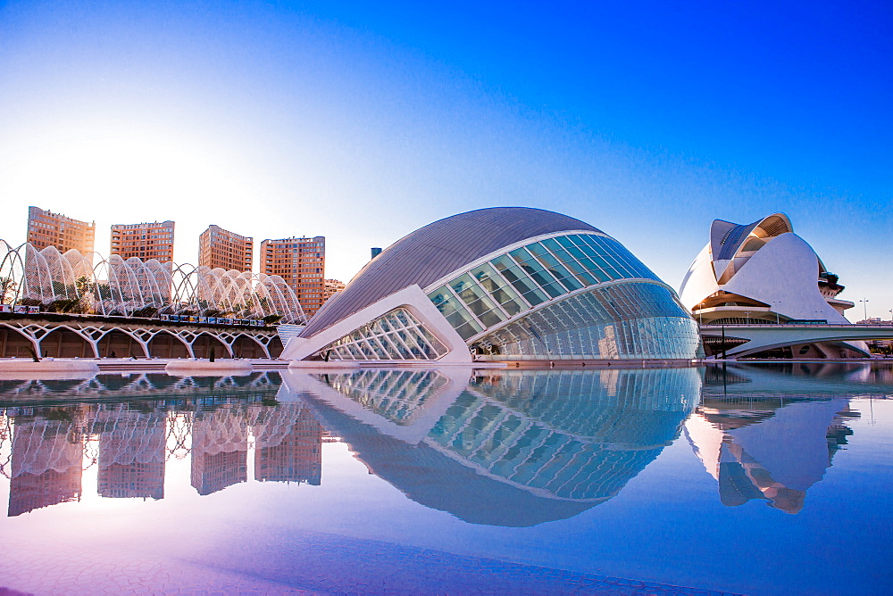 Hemispheric Buildings, City of Arts and Sciences, Valencia, Spain, Europe