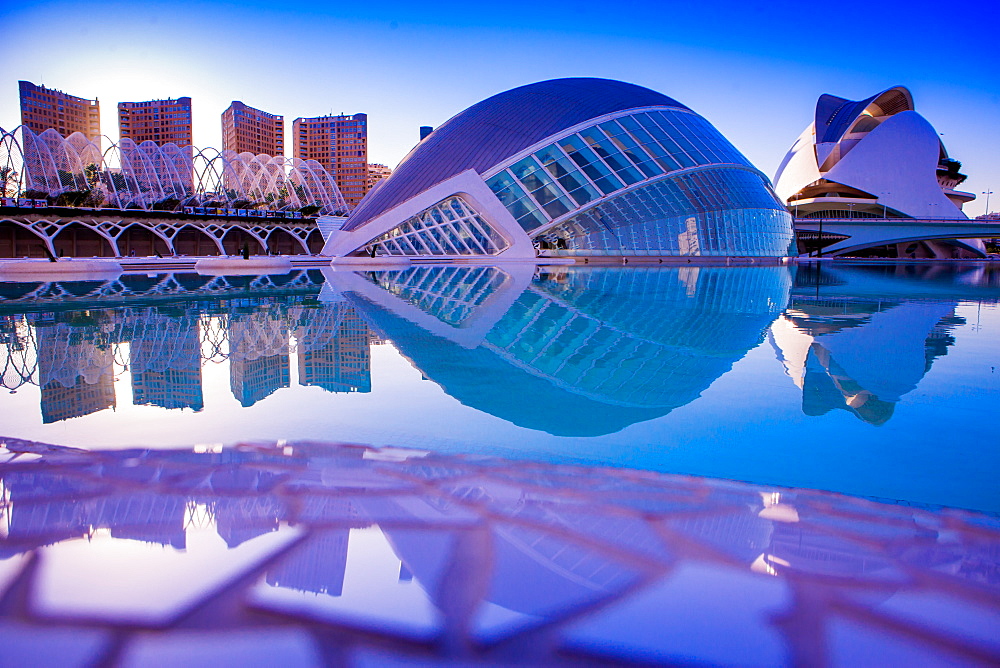 Hemispheric Buildings, City of Arts and Sciences, Valencia, Spain, Europe