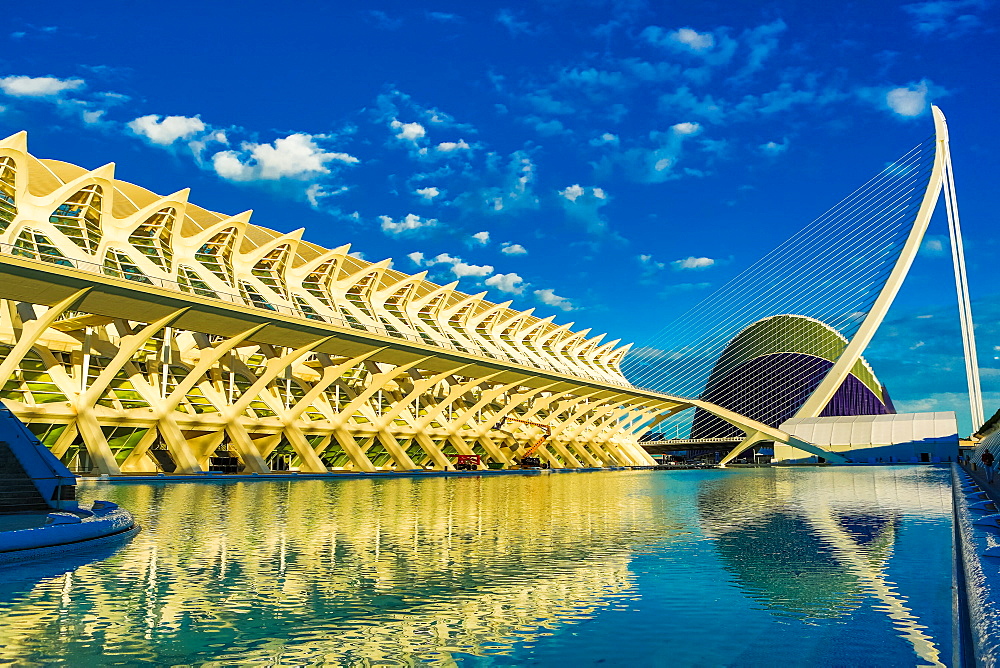 Hemispheric Buildings, City of Arts and Sciences, Valencia, Spain, Europe