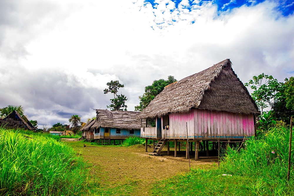 Amazon Village, Iquitos, Peru, South America