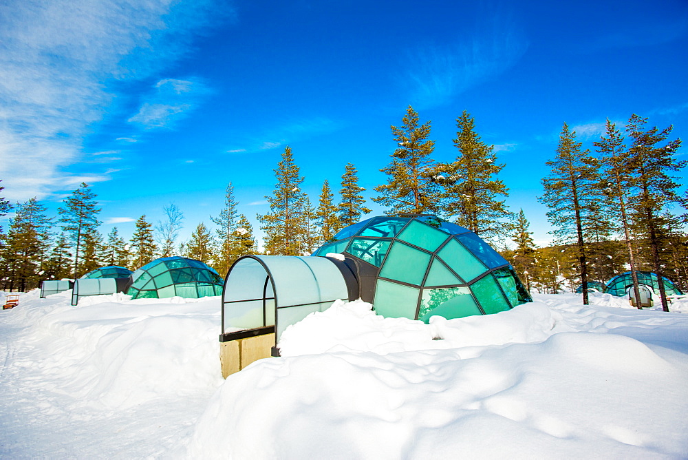 Kakslauttanen Igloo West Village, Saariselka, Finland, Scandinavia, Europe