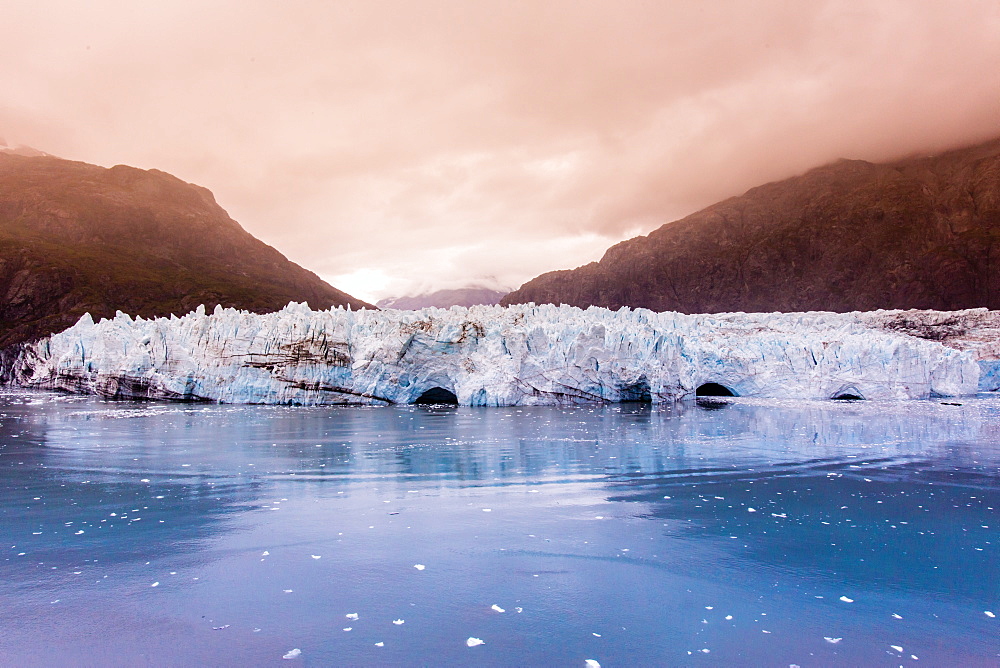 Marjorie Glacier in Glacier Bay National Park, Alaska, United States of America, North America