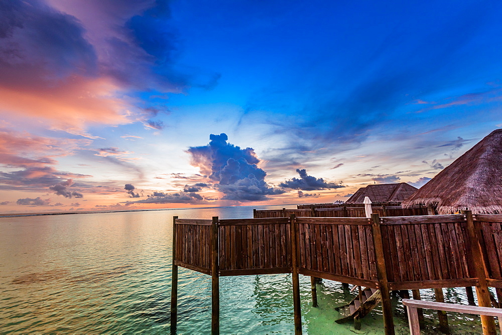 Beautiful scenery at Conrad Maldives Rangali Island, Maldives, Indian Ocean, Asia