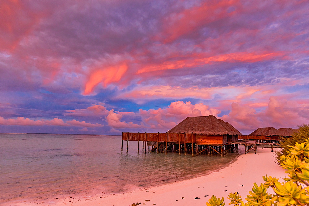 Beautiful scenery at Conrad Maldives Rangali Island, Maldives, Indian Ocean, Asia