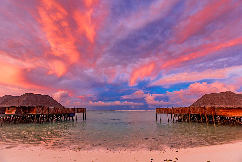 Beautiful scenery at Conrad Maldives Rangali Island, Maldives, Indian Ocean, Asia