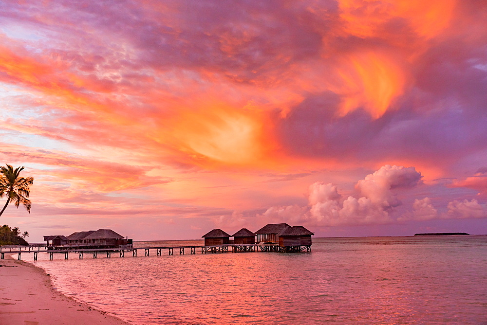 Beautiful scenery at Conrad Maldives Rangali Island, Maldives, Indian Ocean, Asia