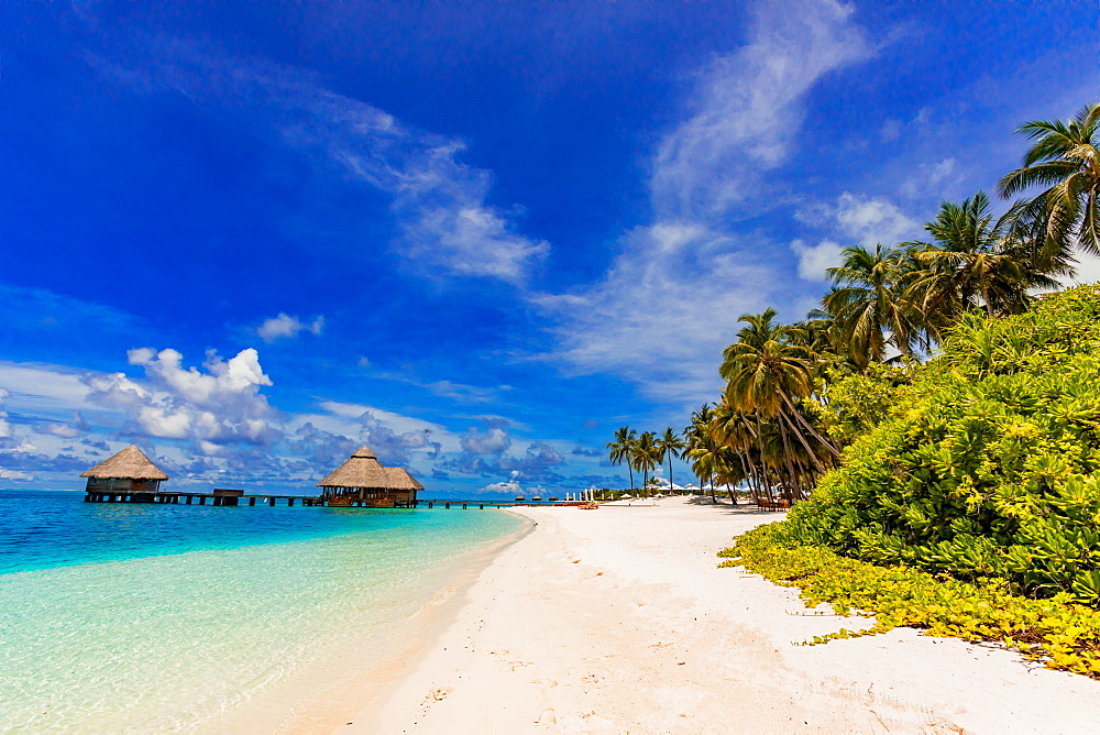 Beautiful scenery at Conrad Maldives Rangali Island, Maldives, Indian Ocean, Asia