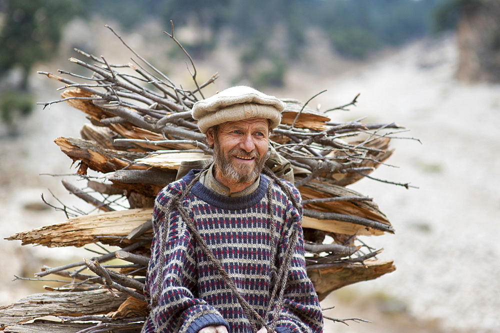 Collecting firewood, North West Frontier Province, Pakistan, Asia