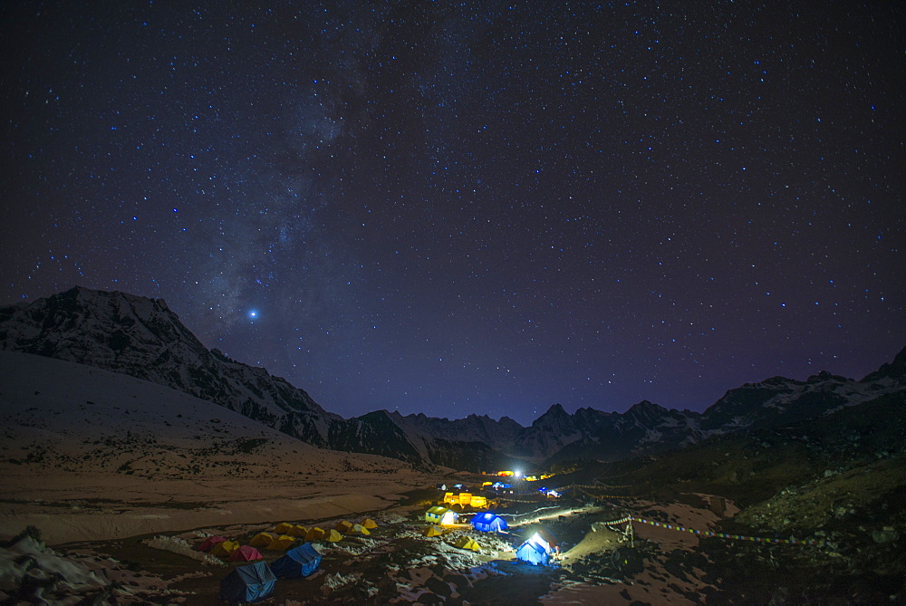 Ama Dablam base camp, Himalayas, Nepal, Asia