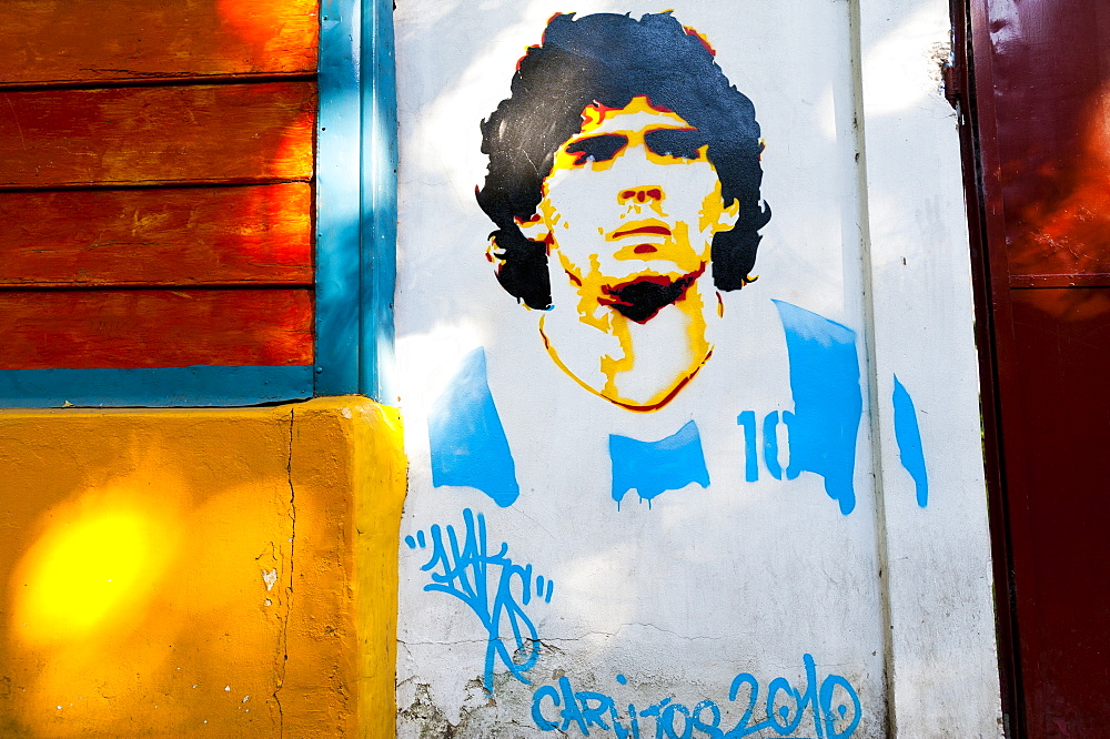 Diego Maradona is a legend in Argentina, South America