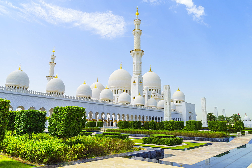 Sheikh Zayed Grand Mosque, Abu Dhabi, United Arab Emirates, Middle East