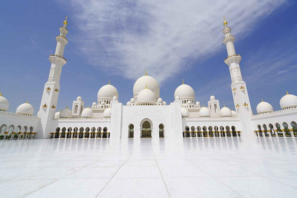 Sheikh Zayed Grand Mosque, Abu Dhabi, United Arab Emirates, Middle East