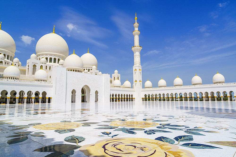 Sheikh Zayed Mosque, Abu Dhabi, United Arab Emirates, Middle East