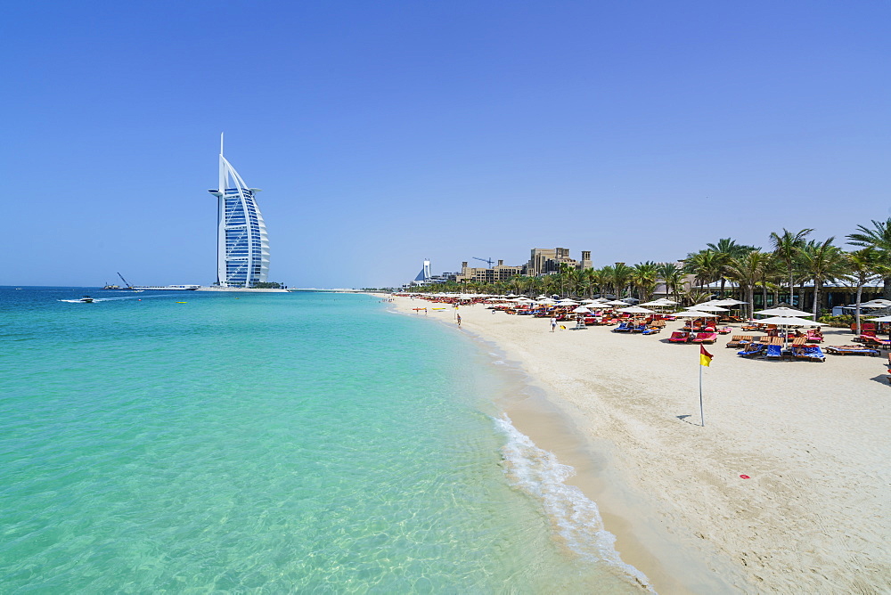 Burj Al Arab, Jumeirah Beach, Dubai, United Arab Emirates, Middle East