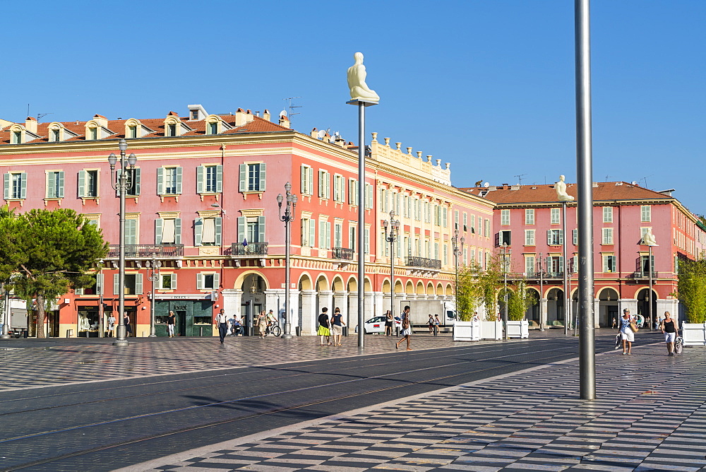 Place Messina, Nice, Alpes Maritimes, Cote d'Azur, Provence, France, Europe