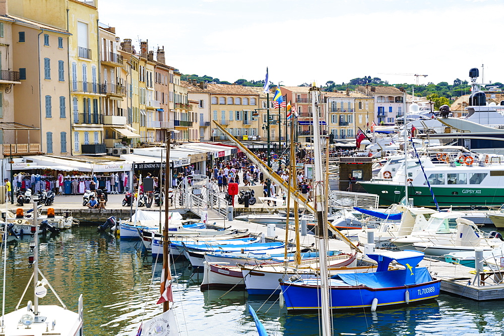 Quai Jean Jaures, Saint-Tropez, Var, Cote d'Azur, Provence, France, Mediterranean, Europe