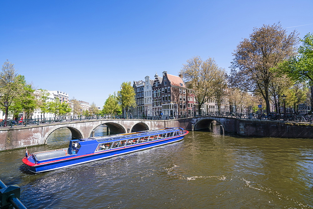 Keizersgracht Canal, Amsterdam, Netherlands, Europe