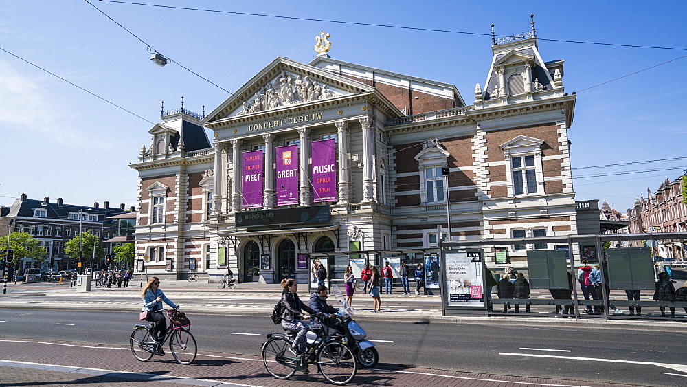 The Concertgebouw, neoclassical concert hall, Amsterdam, Netherlands, Europe