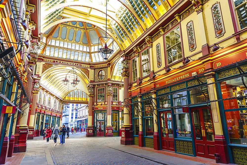 Leadenhall Market, City of London, London, England, United Kingdom, Europe