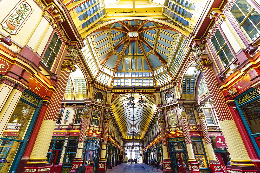 Leadenhall Market, City of London, London, England, United Kingdom, Europe