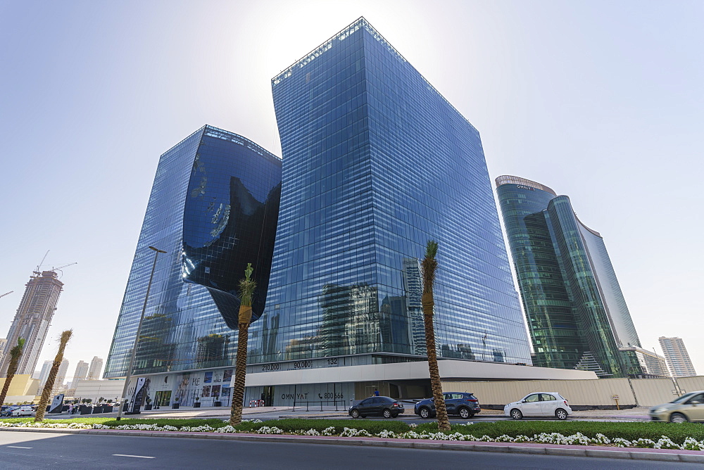 The Opus Building designed by architect Zaha Hadid, Business Bay, Dubai, United Arab Emirates, Middle East