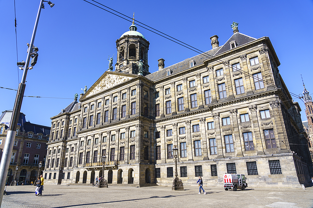 Royal Palace, Dam Square, Amsterdam, North Holland, The Netherlands, Europe