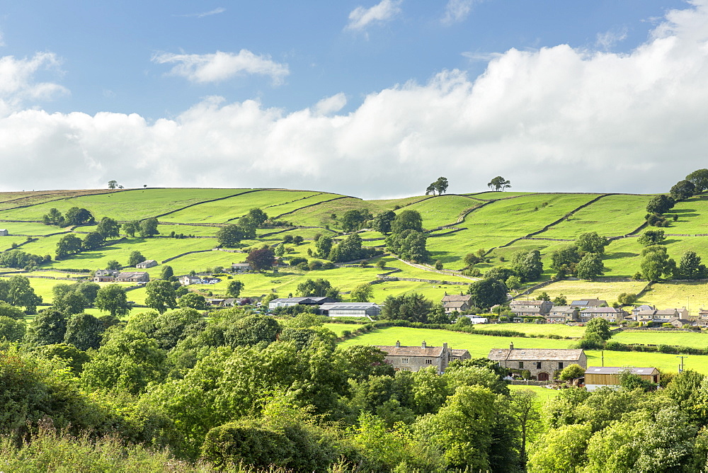 The remote village of Thoralby in Wensleydale, The Yorkshire Dales, Yorkshire, England, United Kingdom, Europe