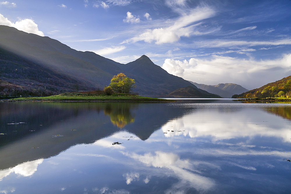 Reflections, Loch Leven, Highland Region, Scotland, United Kingdom, Europe