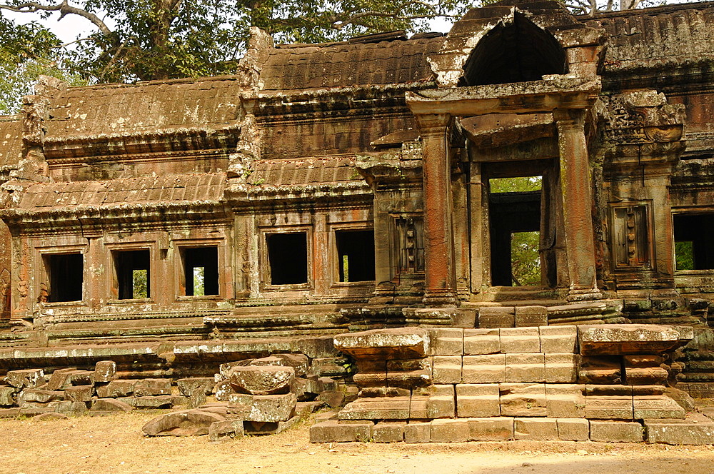 The Khmer Empire's Bayon temple, Angkor, Cambodia