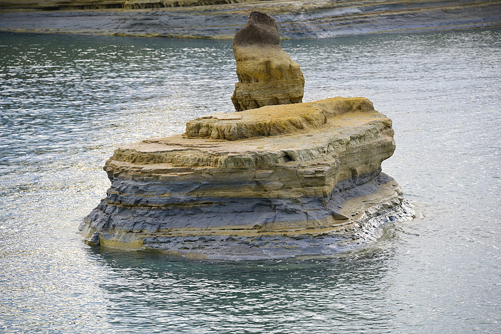 Rock formation in Channel of Love (Canal D'amour) in Sidari, Corfu, Greece