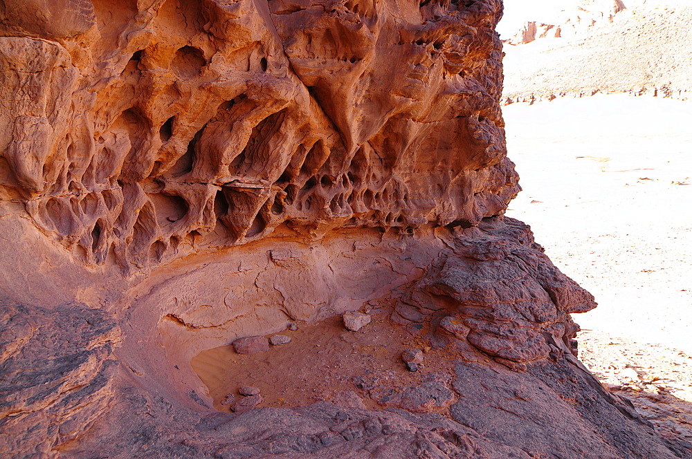 Picturesque rock formations of Tadrart Desert, Algeria