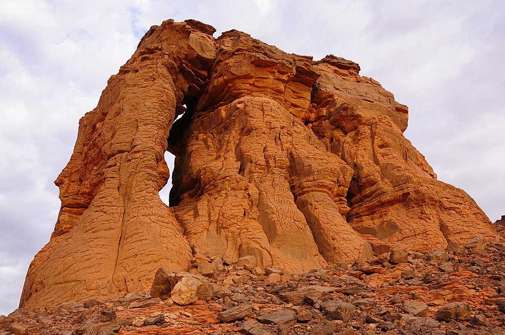 Picturesque rock formations of Tadrart Desert, Algeria