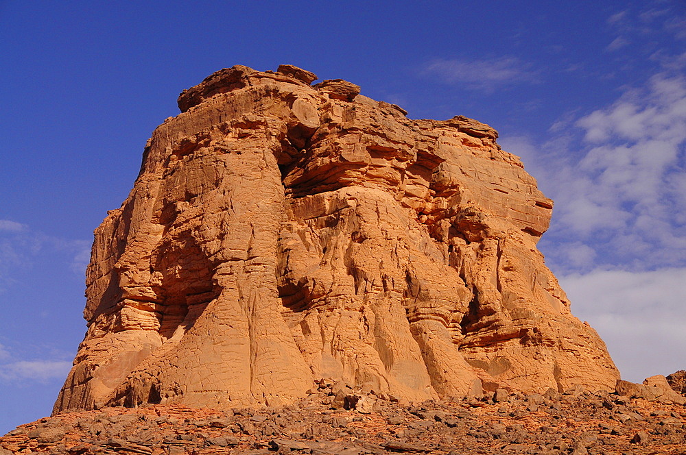 Picturesque rock formations of Tadrart Desert, Algeria