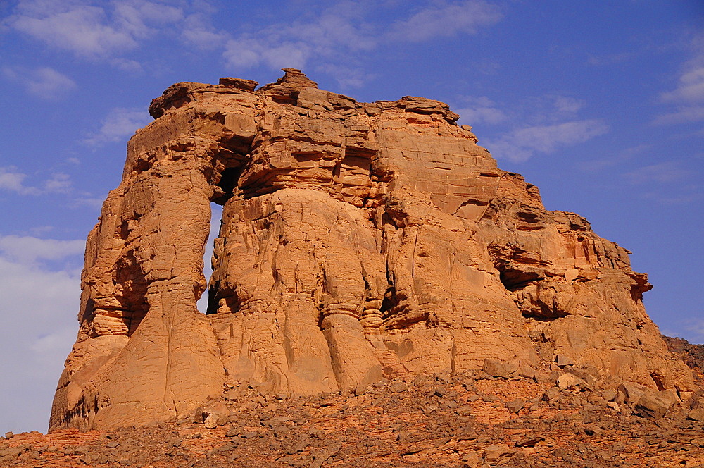 Picturesque rock formations of Tadrart Desert, Algeria