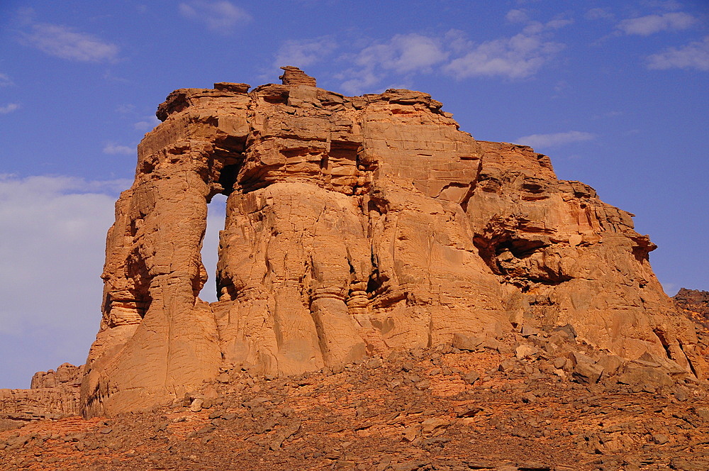 Picturesque rock formations of Tadrart Desert, Algeria