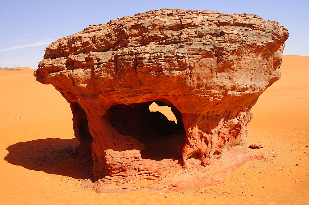 Picturesque rock formations of Tadrart Desert, Algeria