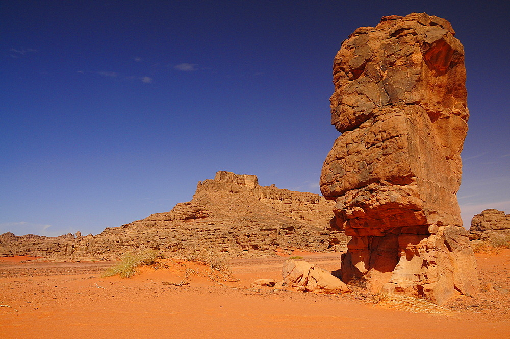 Picturesque rock formations of Tadrart Desert, Algeria