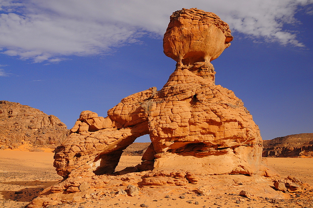 Picturesque rock formations of Tadrart Desert, Algeria