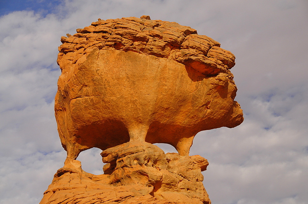 Picturesque rock formations of Tadrart Desert, Algeria