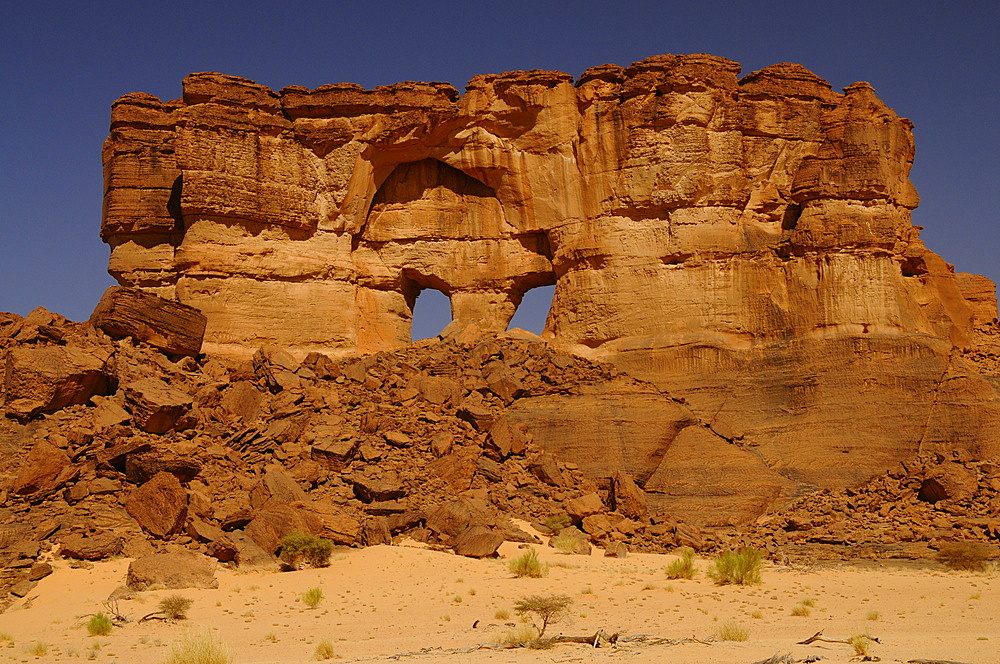 Picturesque rock formations of Ennedi, Sahara Desert, Chad