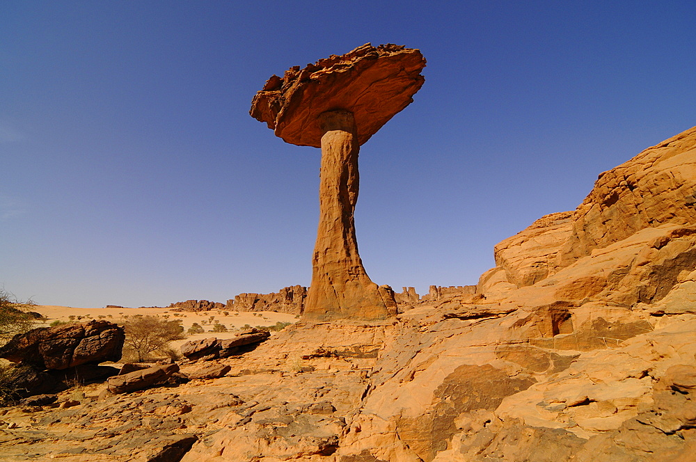 Picturesque rock formations of Ennedi, Sahara Desert, Chad