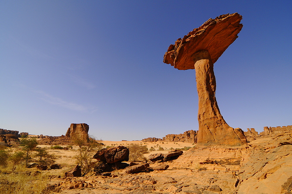 Picturesque rock formations of Ennedi, Sahara Desert, Chad