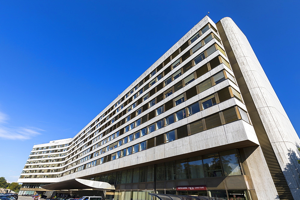 Building E, The United Nations Office at Geneva (UNOG), Geneva, Switzerland, Europe