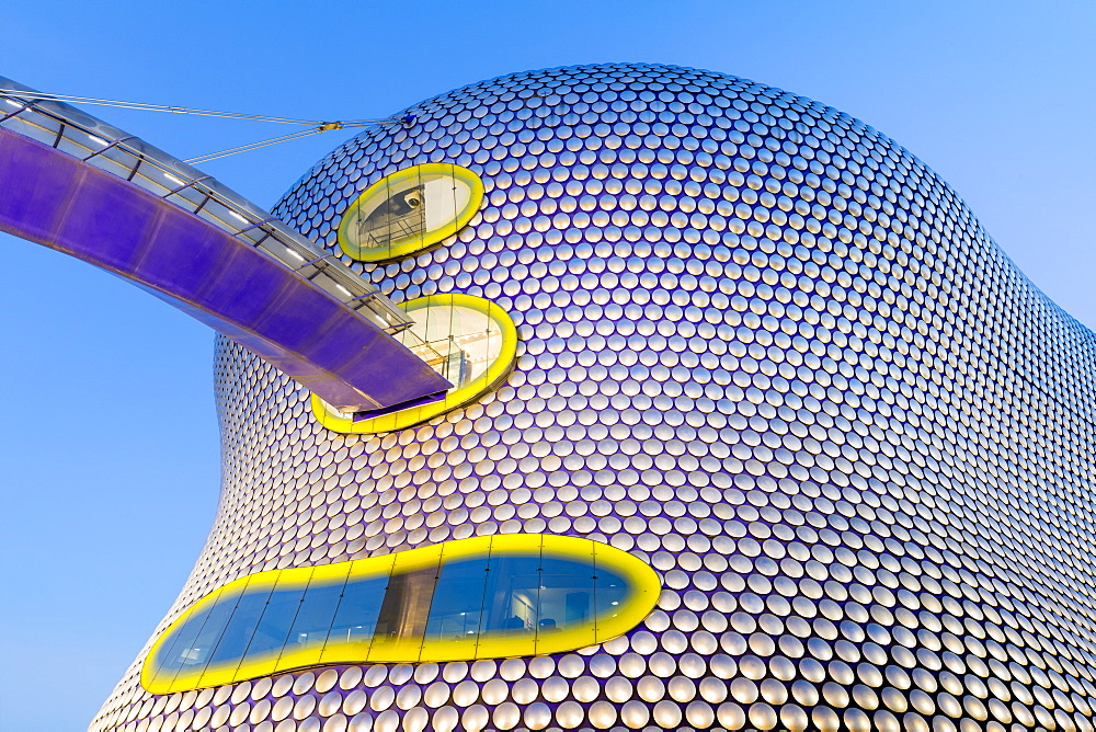 Selfridges Building at dusk, Birmingham, England, United Kingdom, Europe