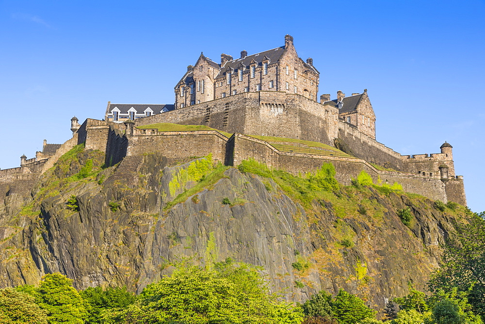 Edinburgh Castle, UNESCO World Heritage Site, Edinburgh, Scotland, United Kingdom, Europe